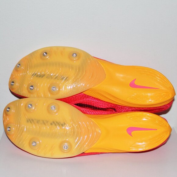 Nike Air Zoom Victory Track Spikes Hyper Pink Orange Mens 11.5 - Picture 6 of 10
